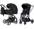 Carrello Alfa 2 az 1-ben babakocsi – Midnight Black (CRL-6507)