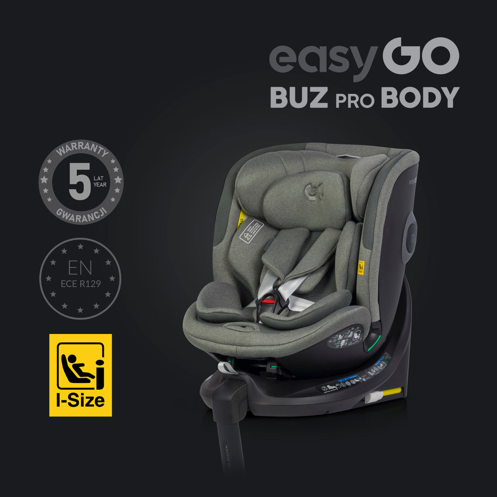 EasyGo Buz XTD Pro + Buz Pro Body 2in1 autósülés szett ISOFIX bázissal – Greener