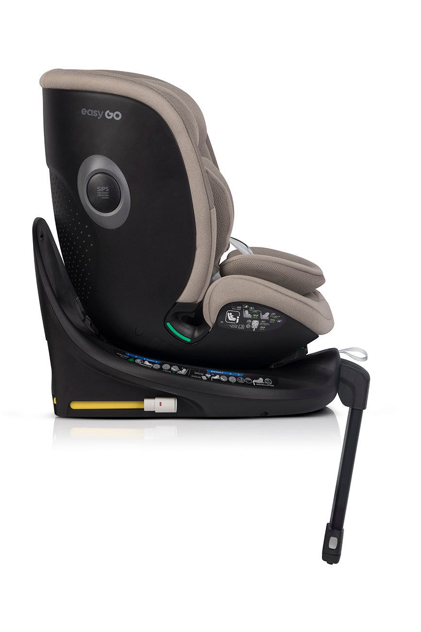 EasyGo Buz XTD Pro + Buz Pro Body 2in1 autósülés szett ISOFIX bázissal – Taupe