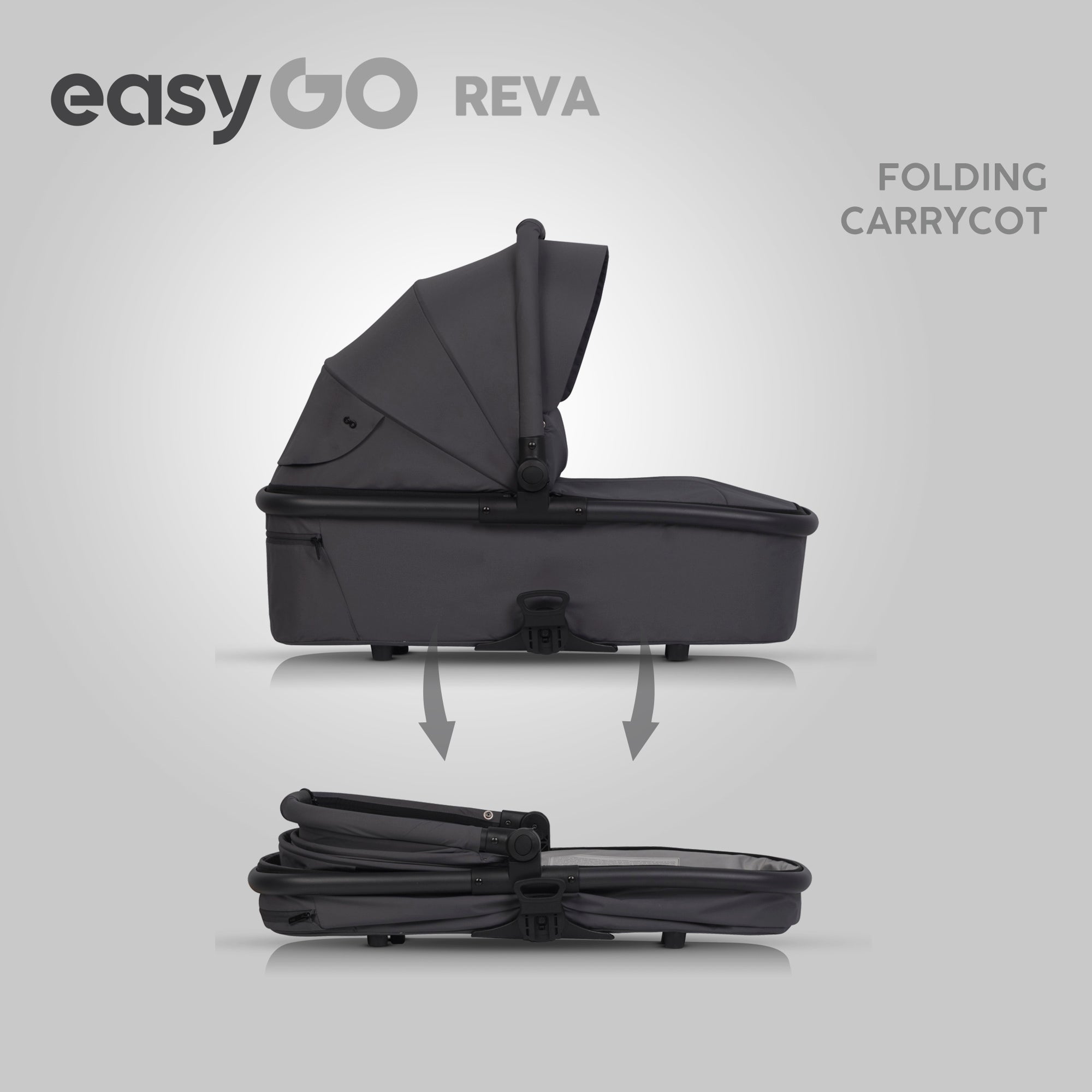EasyGo REVA 2in1 babakocsi – Cloudy Gray