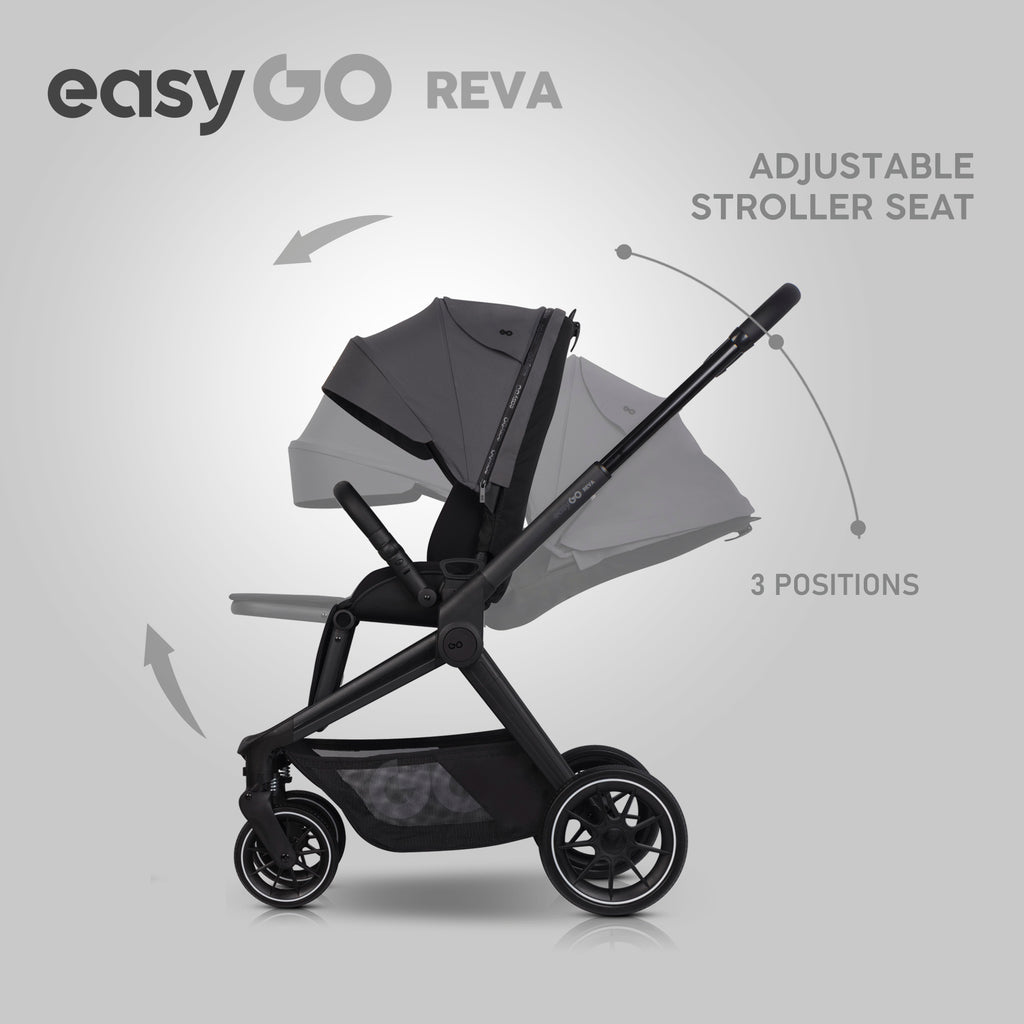 EasyGo REVA 2in1 babakocsi – Cloudy Gray