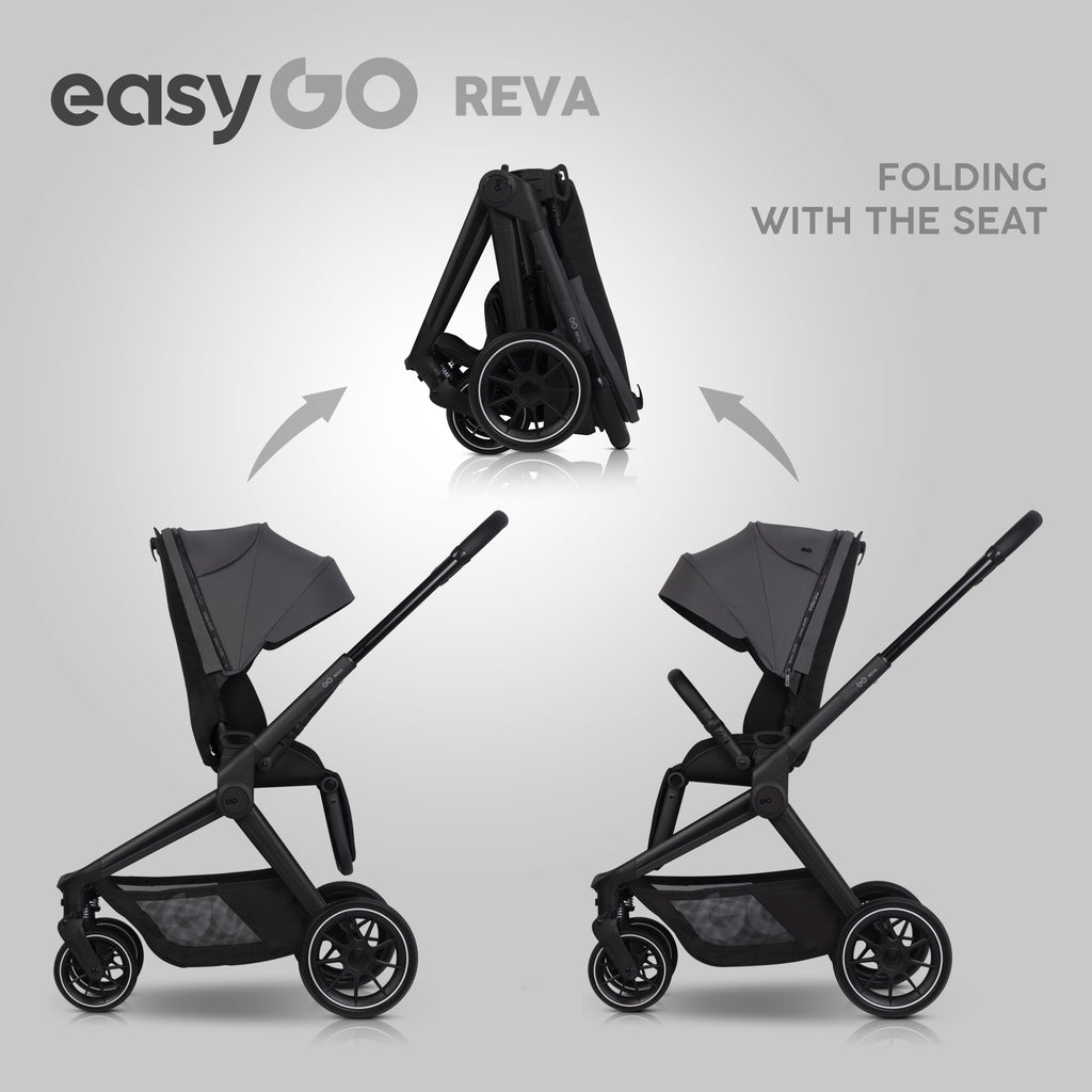 EasyGo REVA 2in1 babakocsi – Cloudy Gray