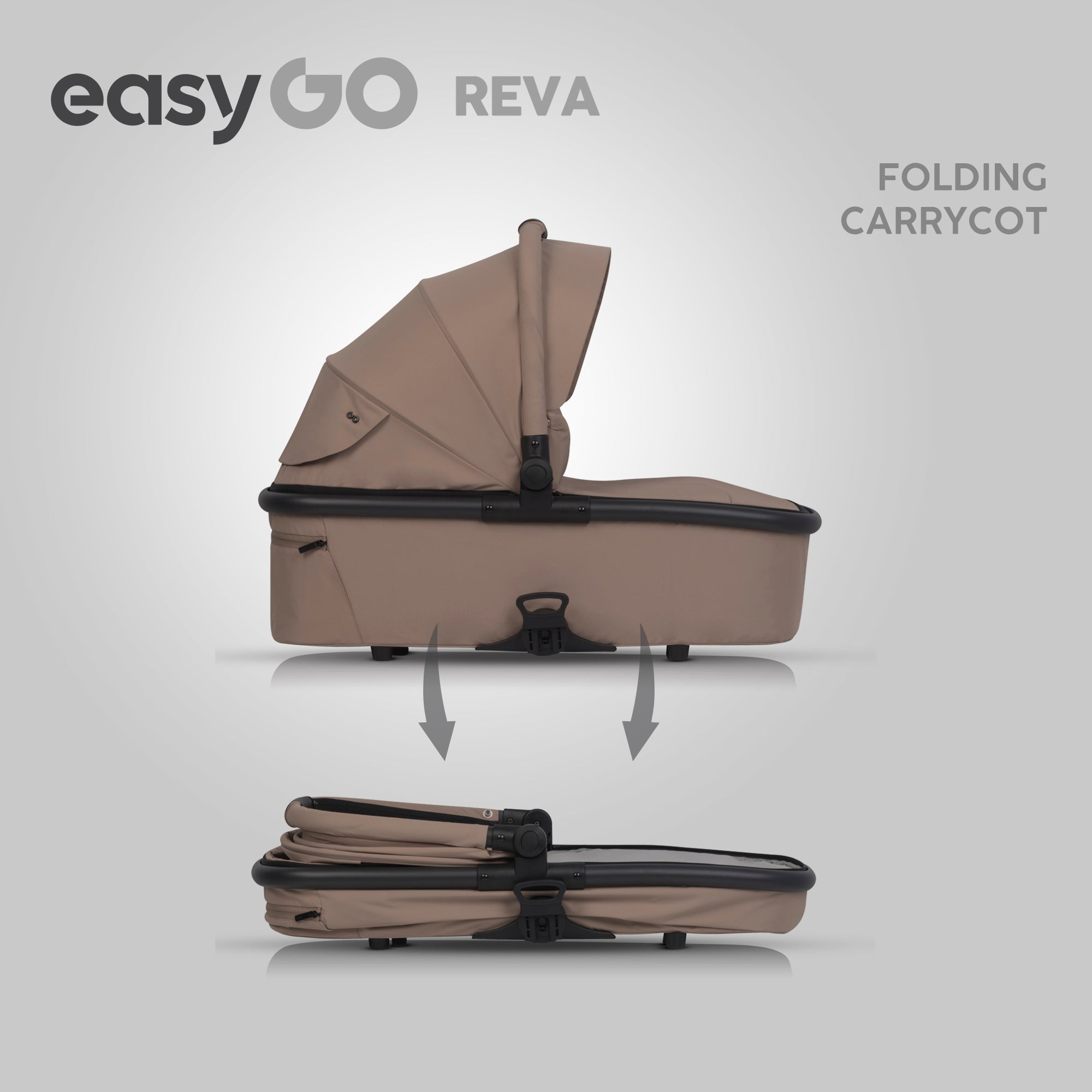 EasyGo REVA 2in1 babakocsi – Golden Beige