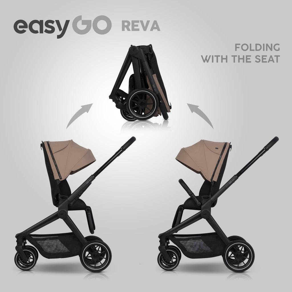 EasyGo REVA 2in1 babakocsi – Golden Beige