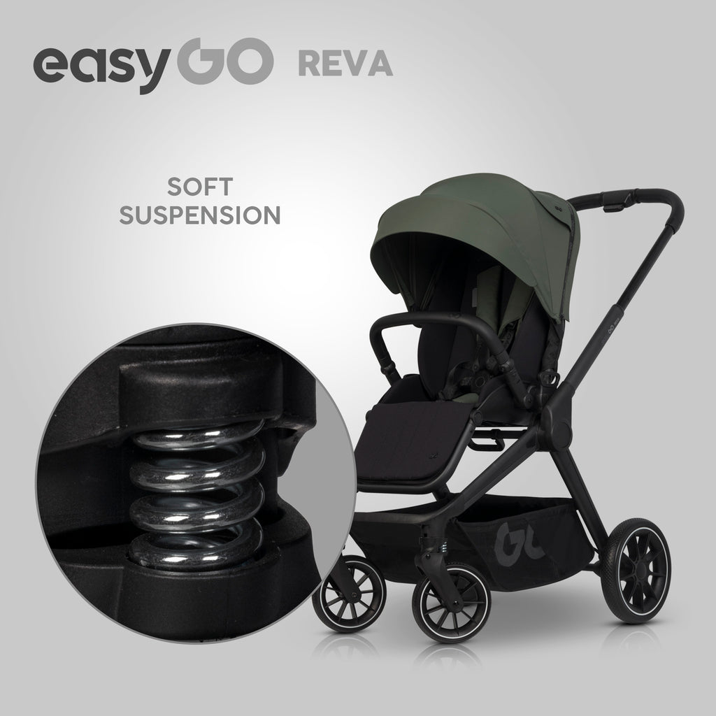 EasyGo REVA 2in1 babakocsi – Jungle Green