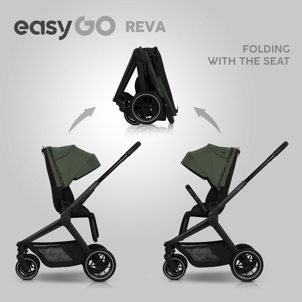 EasyGo REVA 2in1 babakocsi – Jungle Green