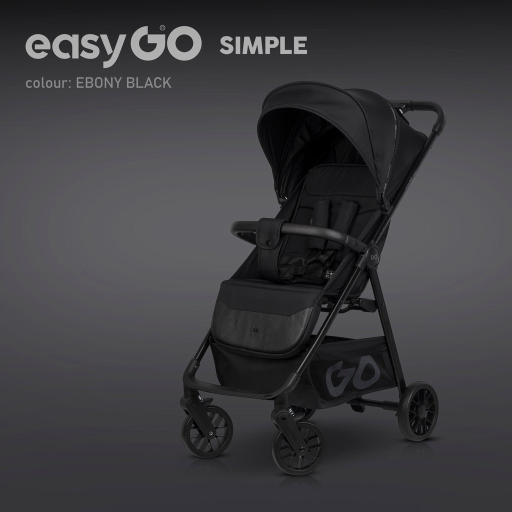 EasyGo Simple sport babakocsi – Ebony Black
