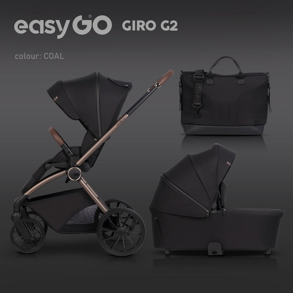 EasyGo Giro G2 2in1 babakocsi - Coal
