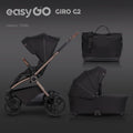 EasyGo Giro G2 2in1 babakocsi - Coal