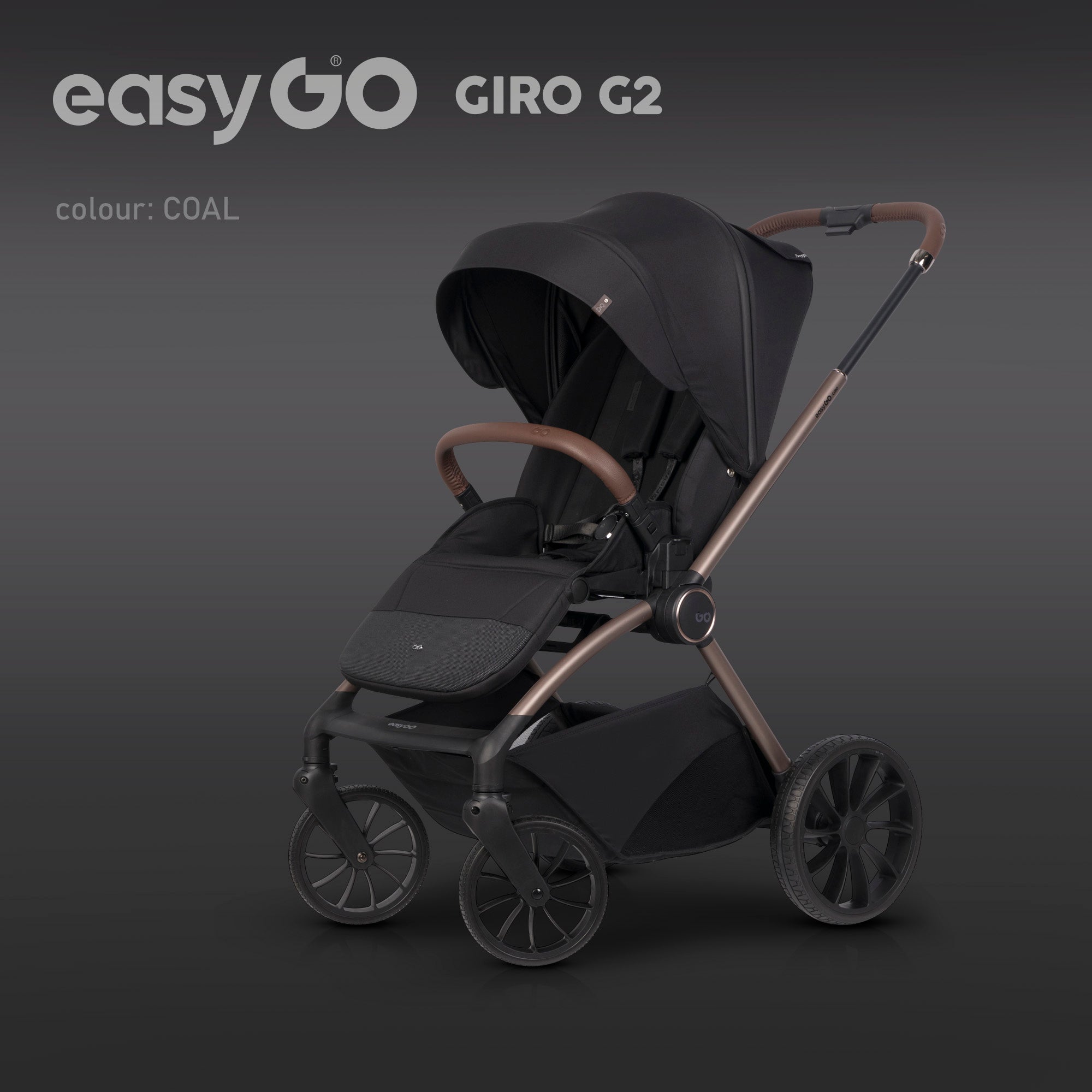 EasyGo Giro G2 sport babakocsi – Coal