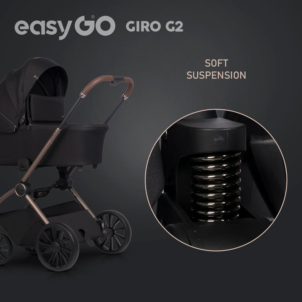 EasyGo Giro G2 2in1 babakocsi - Coal