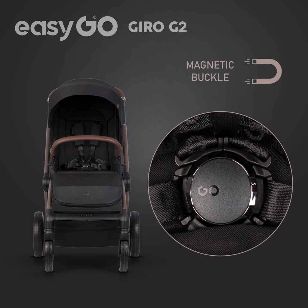 EasyGo Giro G2 sport babakocsi – Coal