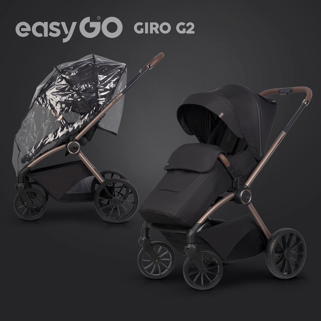 EasyGo Giro G2 2in1 babakocsi - Coal