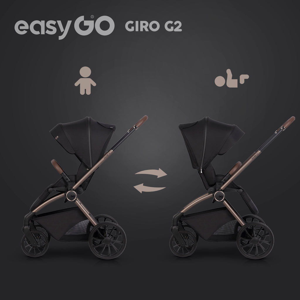 EasyGo Giro G2 sport babakocsi – Coal