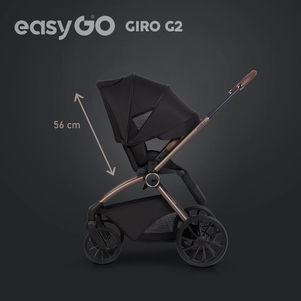 EasyGo Giro G2 2in1 babakocsi - Coal