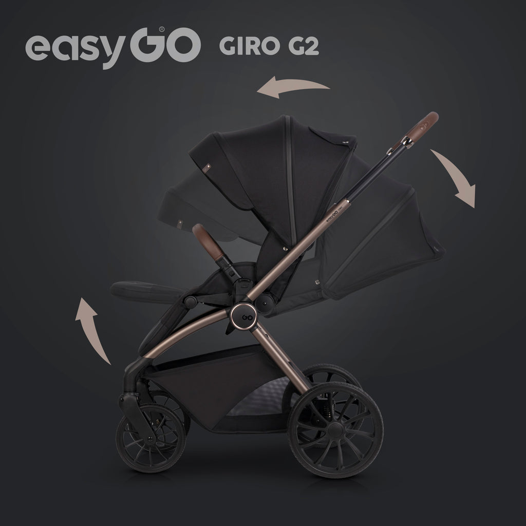 EasyGo Giro G2 sport babakocsi – Coal