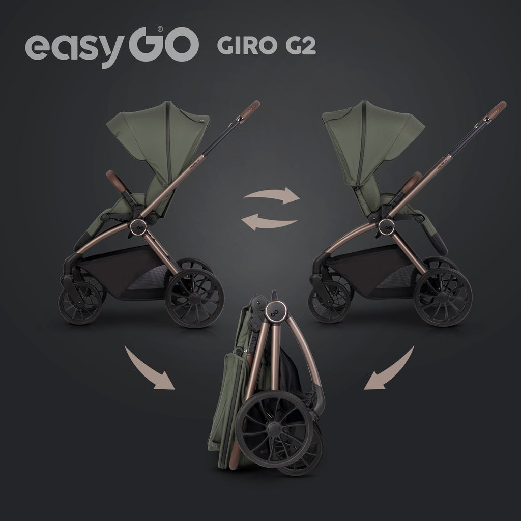 EasyGo Giro G2 sport babakocsi – Khaki