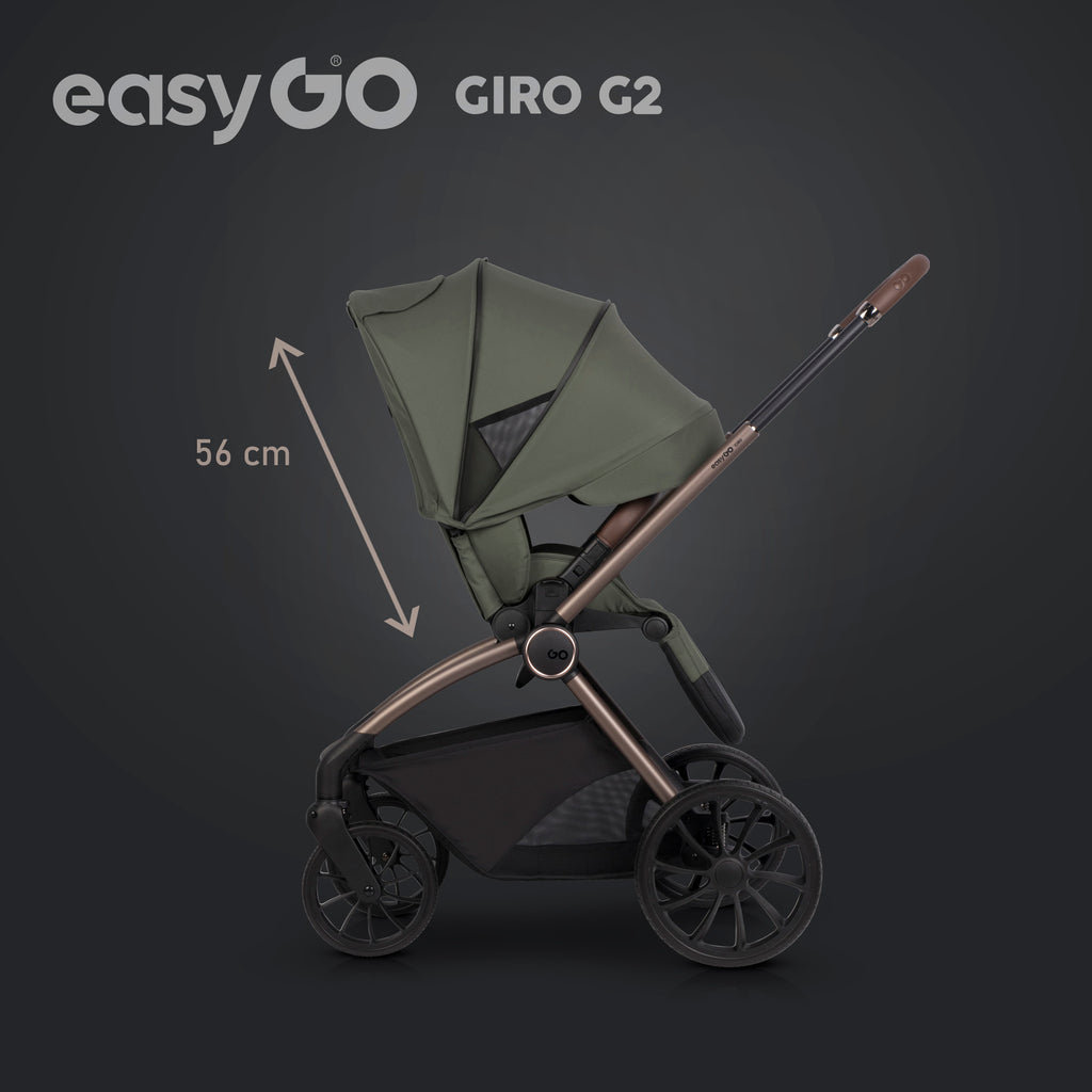 EasyGo Giro G2 2in1 babakocsi – Khaki