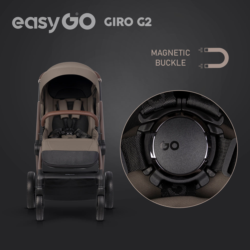 EasyGo Giro G2 sport babakocsi – Mokka
