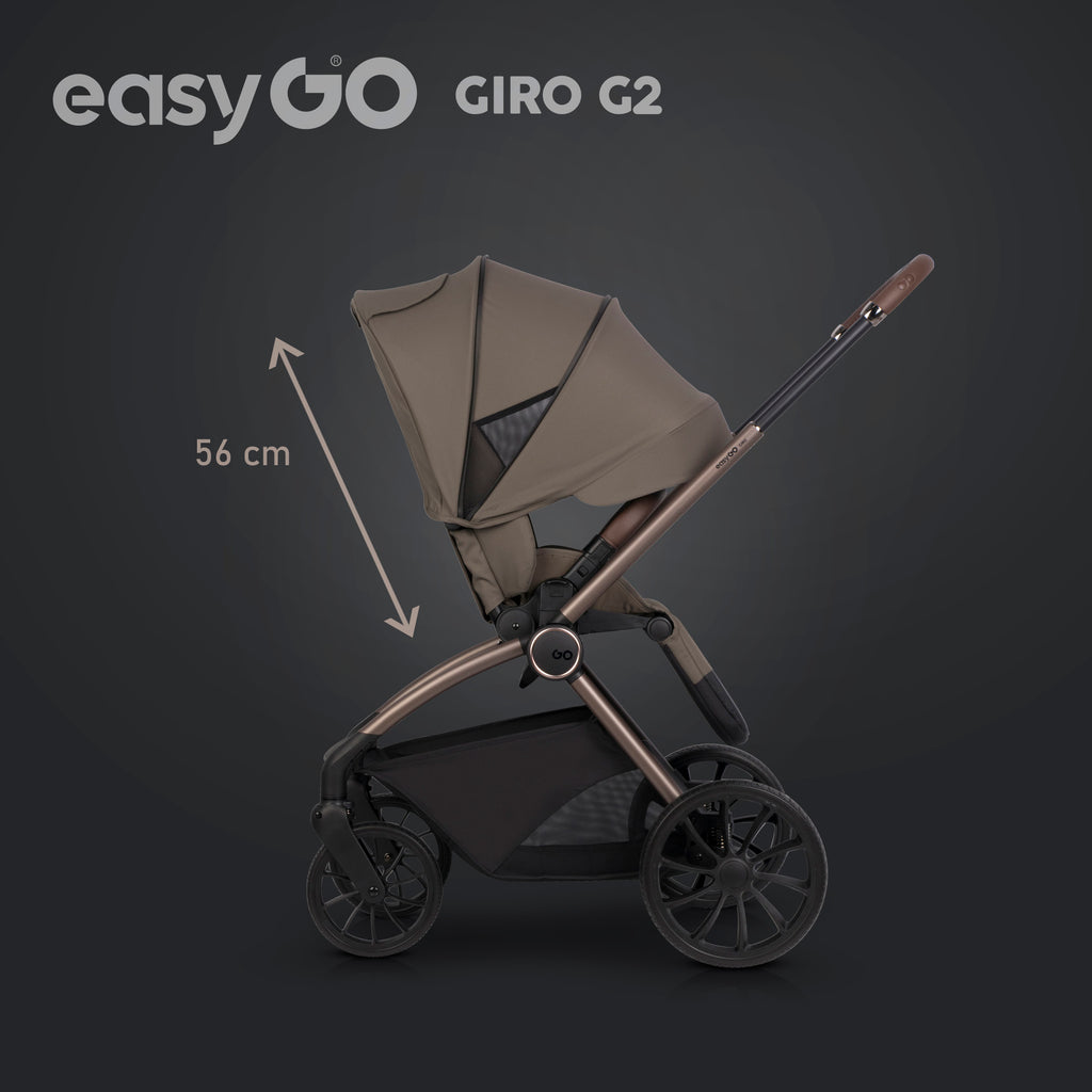 EasyGo Giro G2 2in1 babakocsi - Mokka