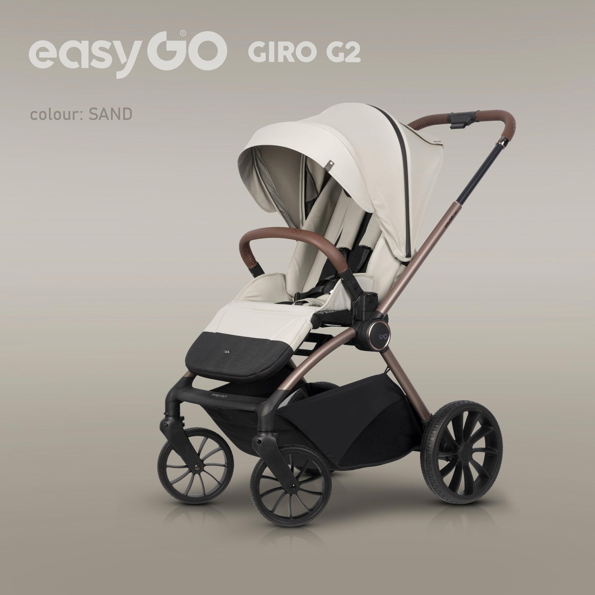 EasyGo Giro G2 2in1 babakocsi - Sand