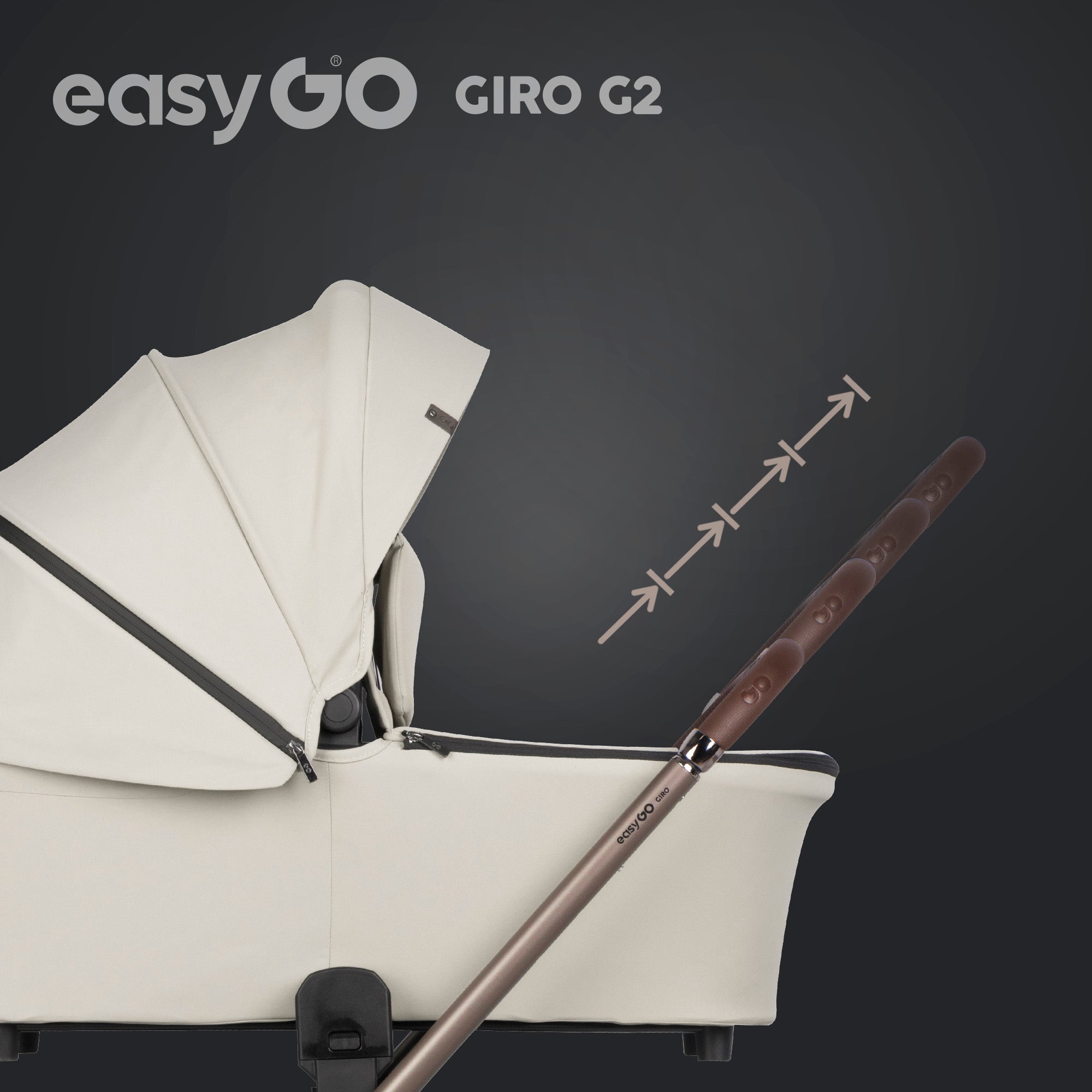EasyGo Giro G2 sport babakocsi – Sand