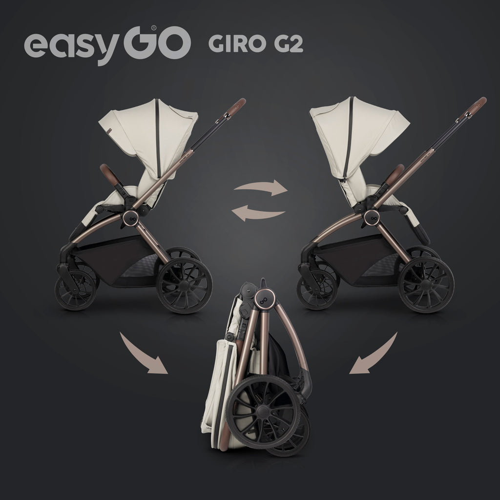 EasyGo Giro G2 sport babakocsi – Sand