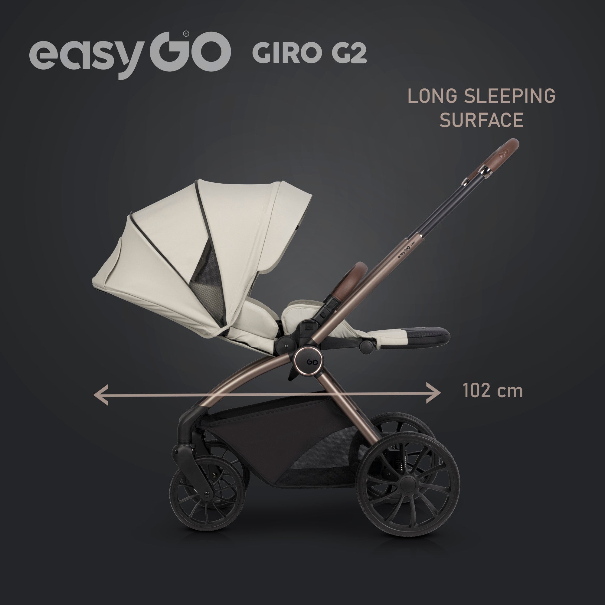 EasyGo Giro G2 sport babakocsi – Sand