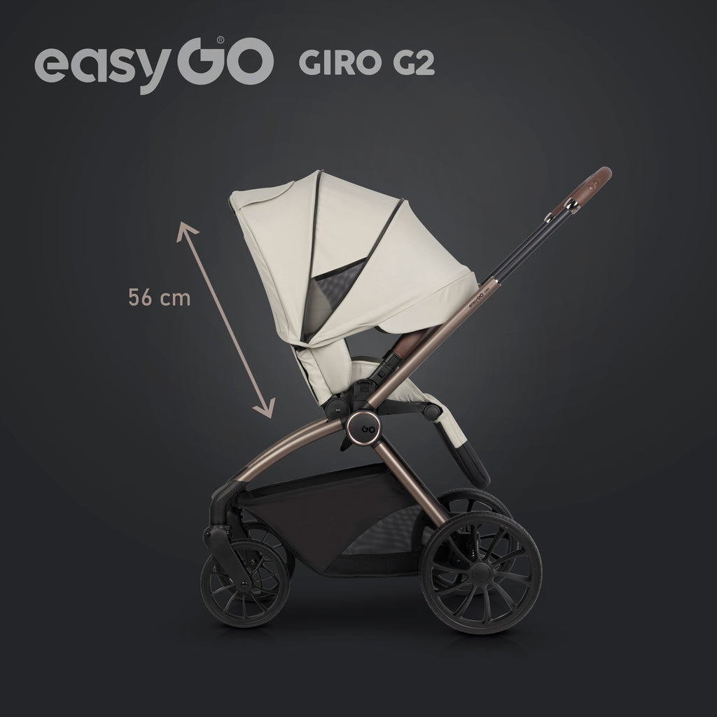 EasyGo Giro G2 2in1 babakocsi - Sand