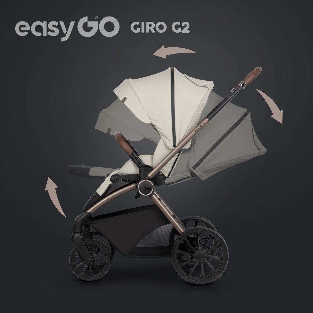 EasyGo Giro G2 sport babakocsi – Sand