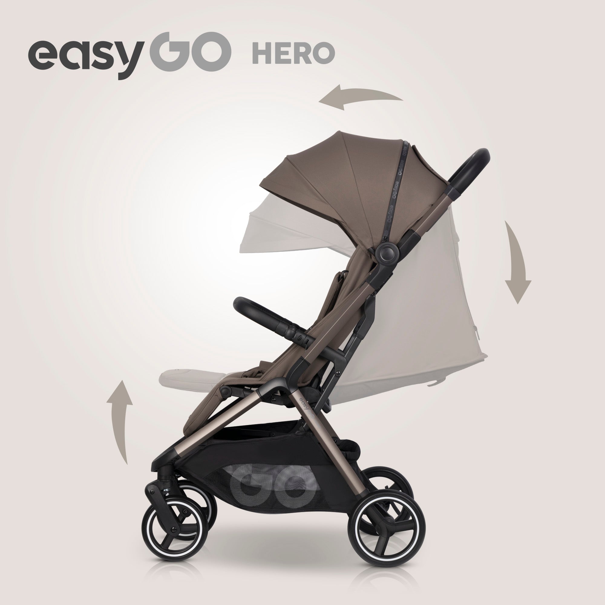 EasyGo Hero sport babakocsi – Mokka