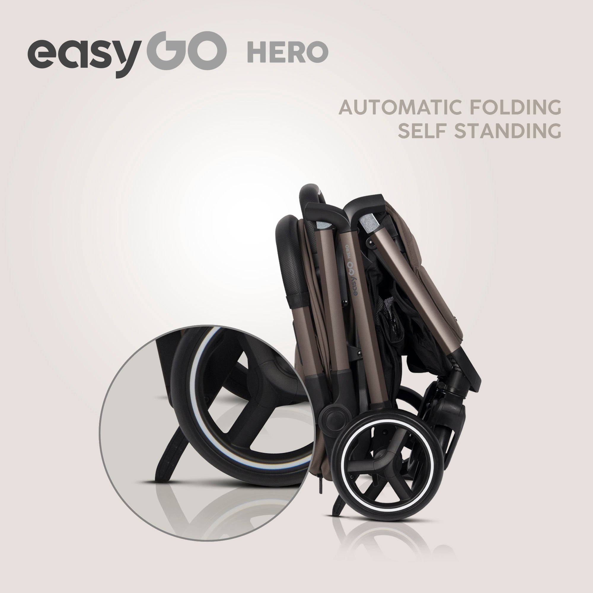 EasyGo Hero sport babakocsi – Mokka