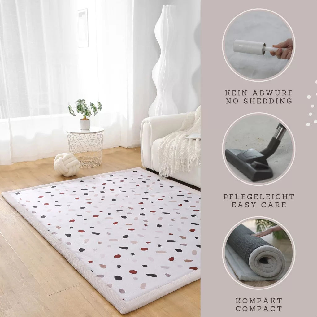 Hakuna matte memóriahabos puha gyerekszőnyeg 150x200 cm - Konfetti