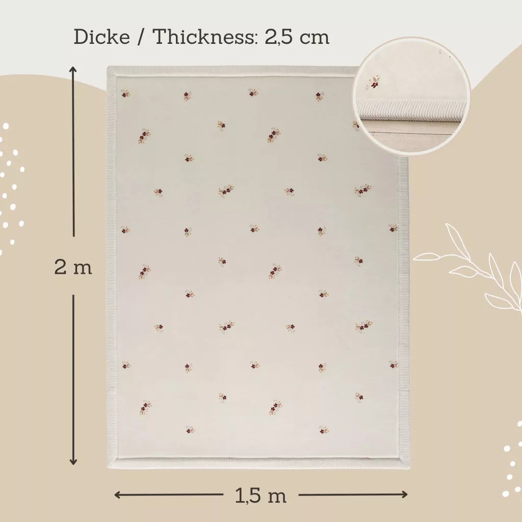 Hakuna matte memóriahabos puha gyerekszőnyeg 150x200 cm - Floral