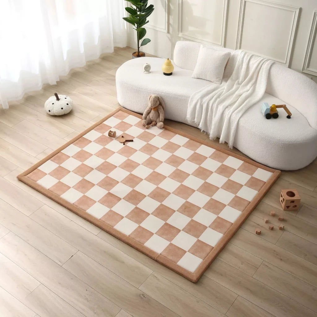 Hakuna matte memóriahabos puha gyerekszőnyeg 150x200 cm - Négyzetek