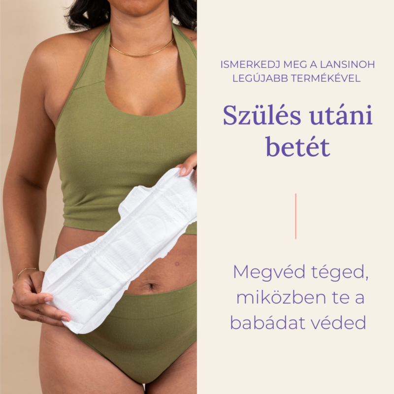 Lansinoh extra nedvszívó szülés utáni betét - O-2 hét - egyesével csomagolt, 10 db