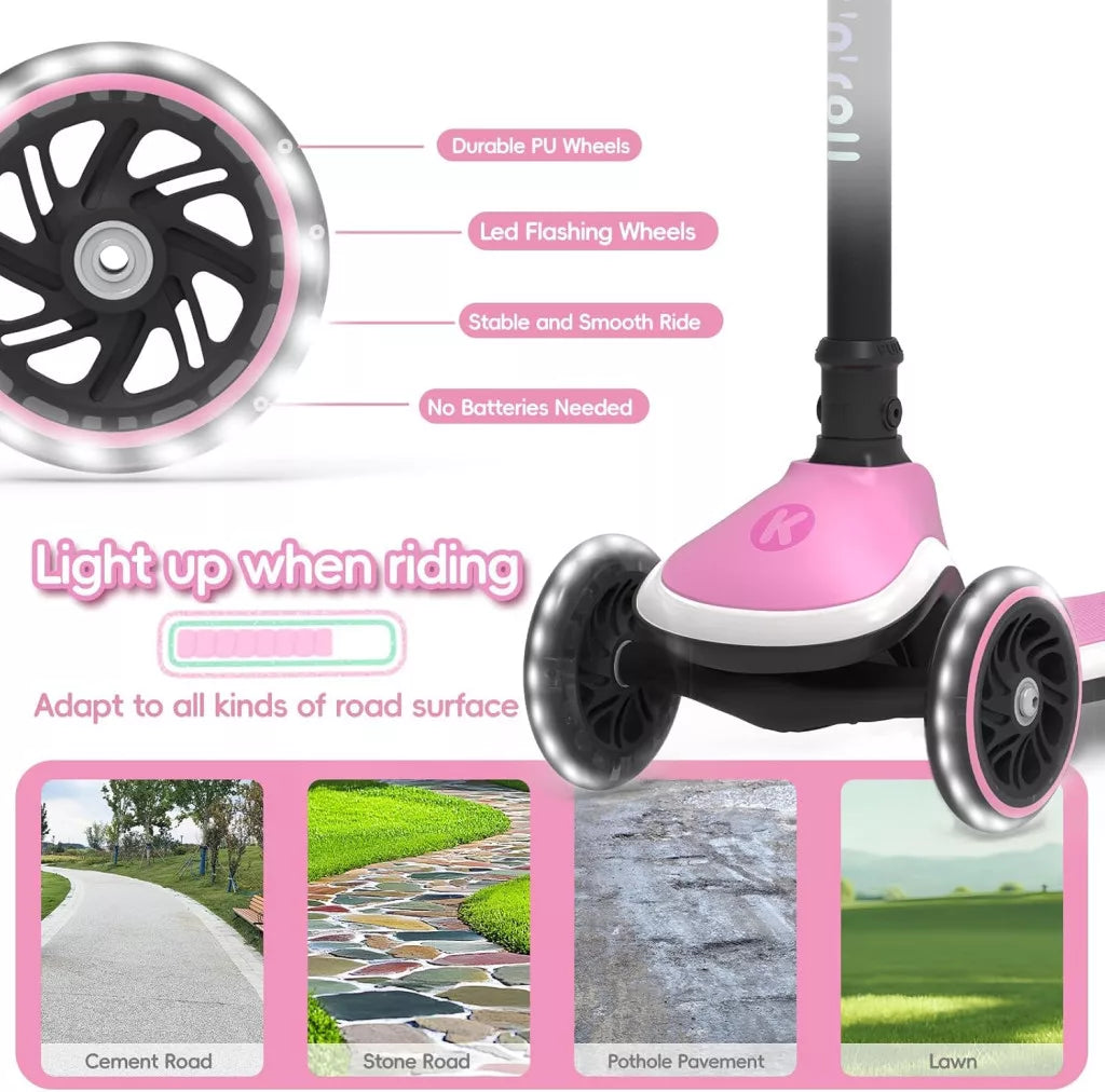 Kick'n'Roll X2 LED roller - Purple