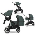 EasyGo Duoflex 2in1 babakocsi 1 üléssel és 1 mózeskosárral – Sage Green