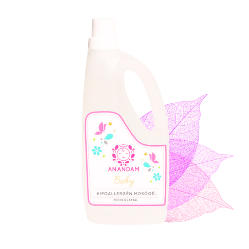 Anandam Baby hipoallergén mosógél – púder illattal 1 liter