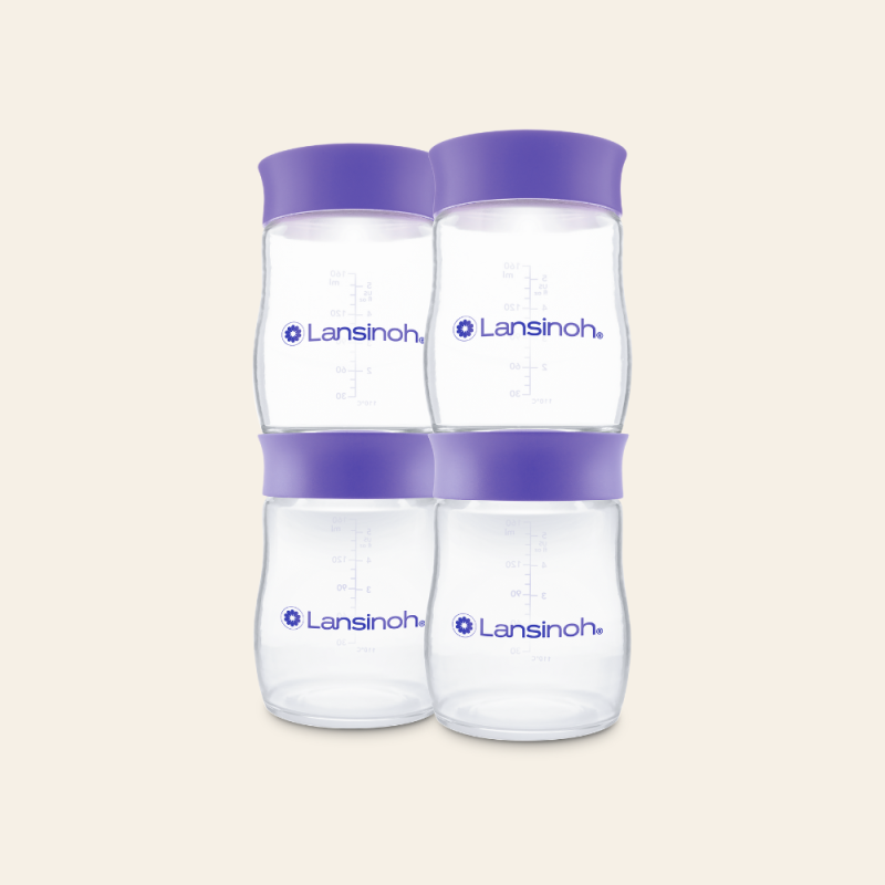 Lansinoh anyatejtároló palack fedéllel 160 ml 4 db