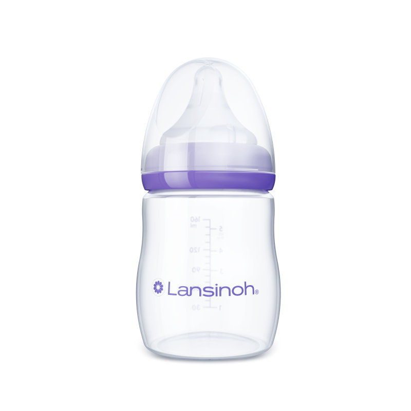 Lansinoh 2 fázisú kompakt elektromos mellszívó + 160 ml cumisüveg szettben