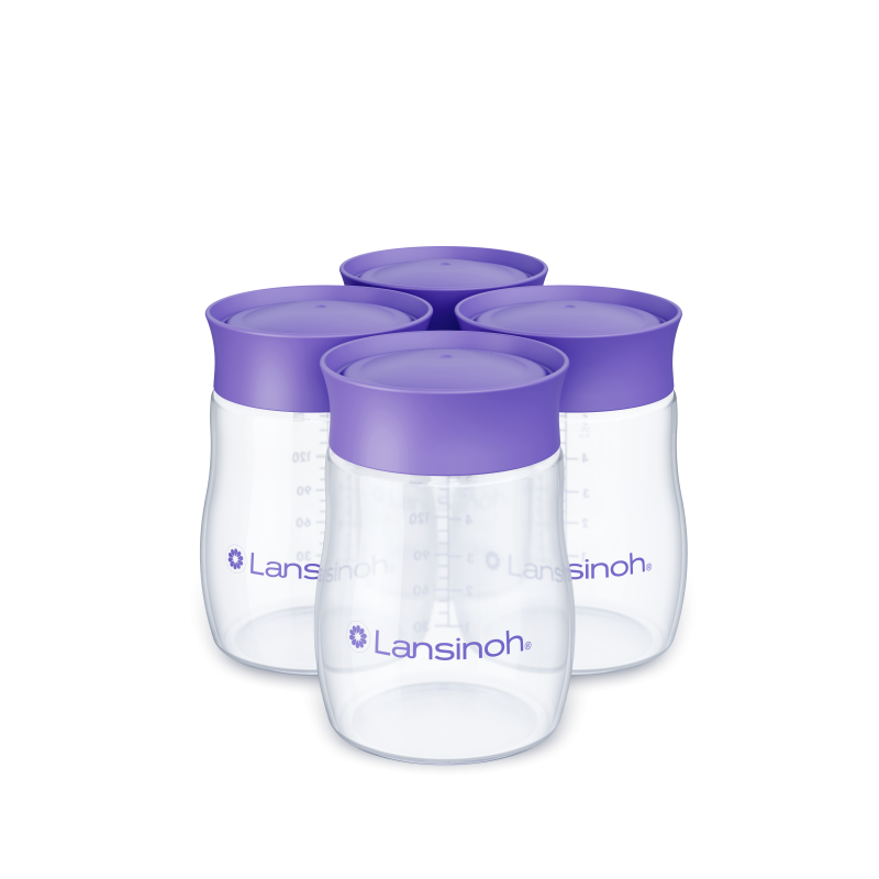 Lansinoh anyatejtároló palack fedéllel 160 ml 4 db