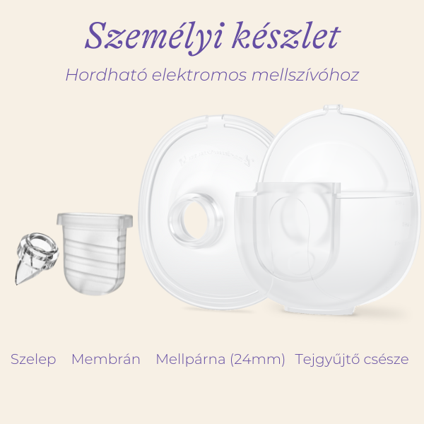 Lansinoh 53788 személyi készlet hordható elektromos mellszívóhoz