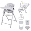 Carrello Tenero 3 az 1-ben etetőszék és pihenőszék – Atlantis Grey (CRL-9507)