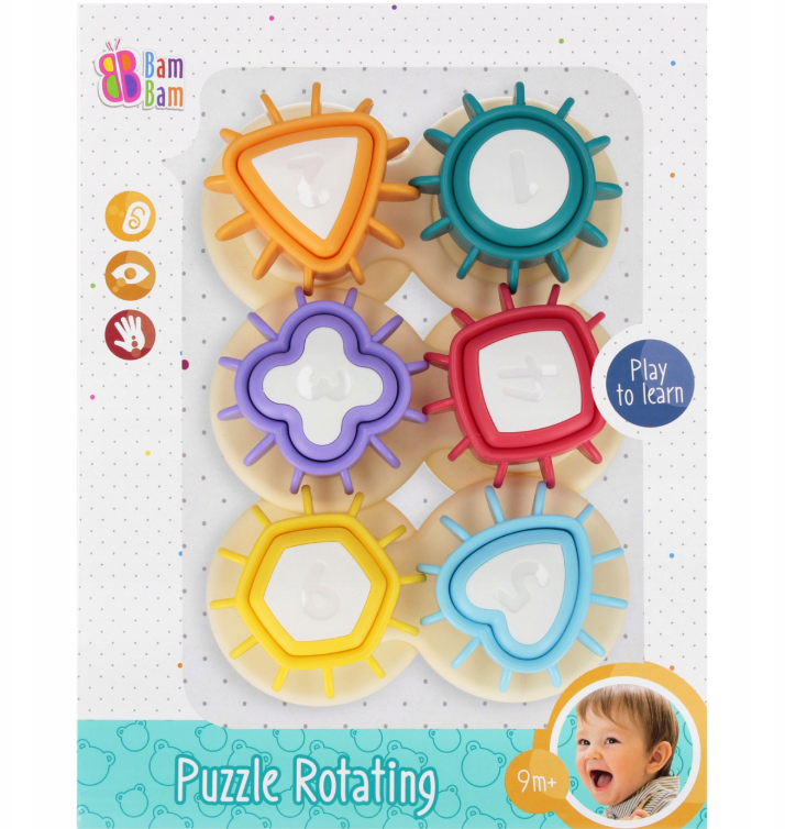 Bam Bam Forgatható Puzzle fejlesztőjáték