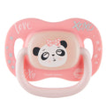 Canpol babies Világító szilikon szimmetrikus cumi EXOTIC ANIMALS 6-18hó 1db panda