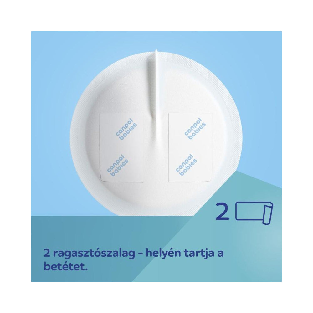 Canpol babies 3D-s légáteresztő csúszásgátlós eldobható melltartóbetét 50+10db