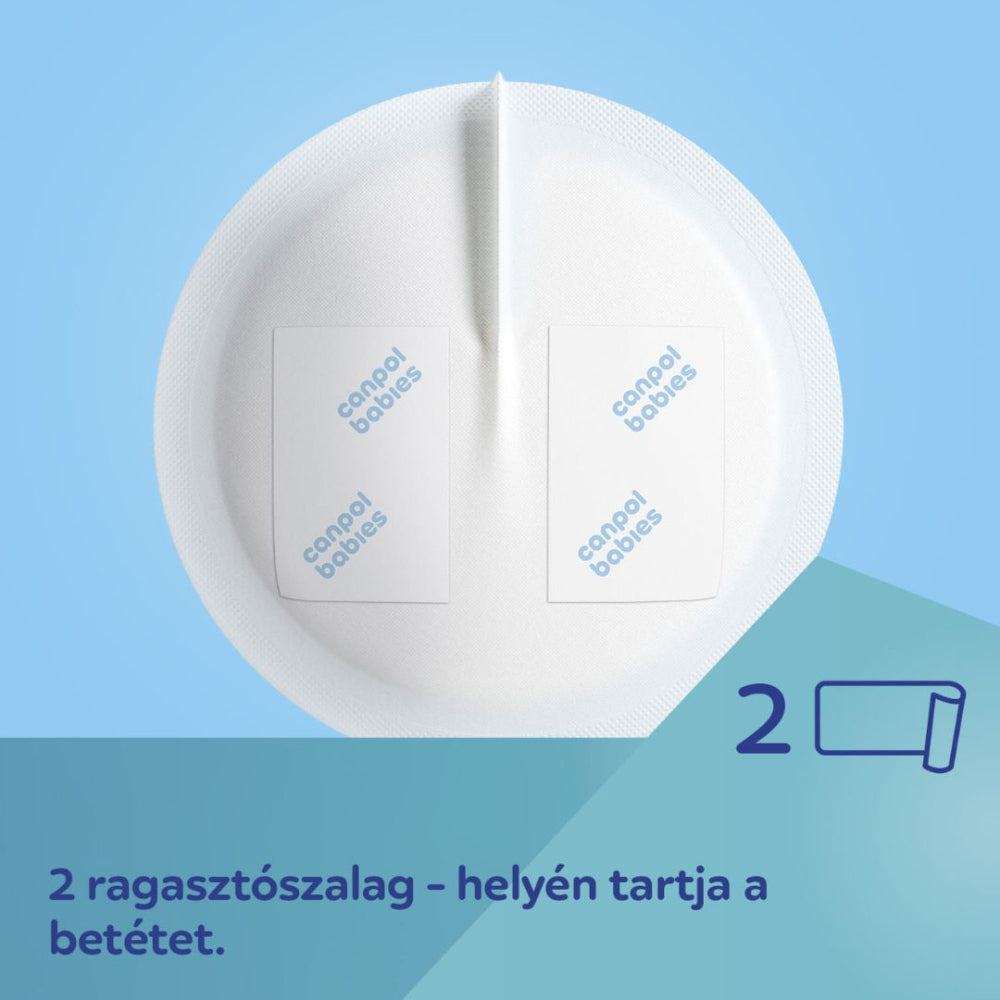 Canpol babies 3D-s légáteresztő csúszásgátlós eldobható melltartóbetét 30db