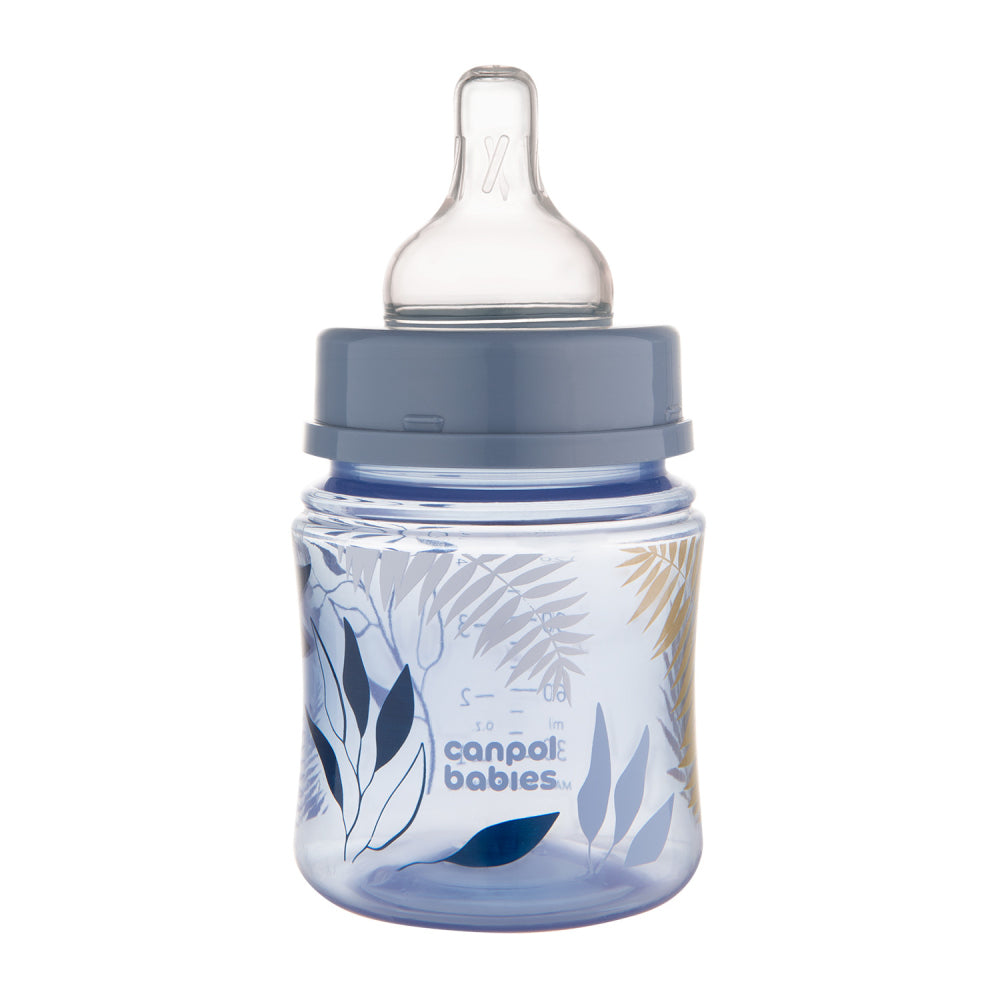 Canpol babies Anti-kólikás cumisüveg EasyStart GOLD 120ml kék
