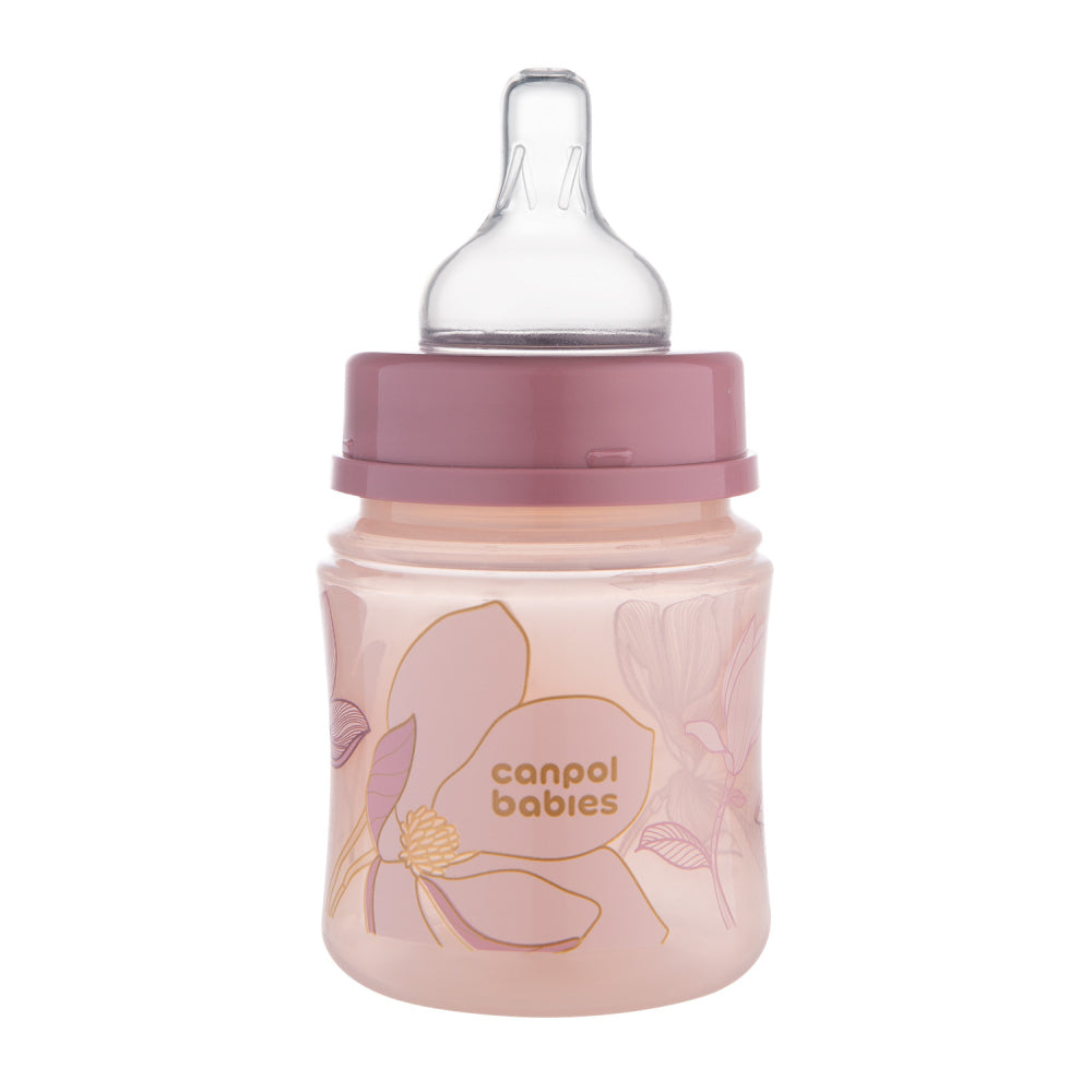 Canpol babies Anti-kólikás cumisüveg EasyStart GOLD 120ml pink